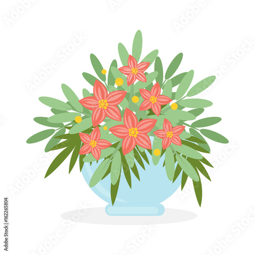 Flowers in pot