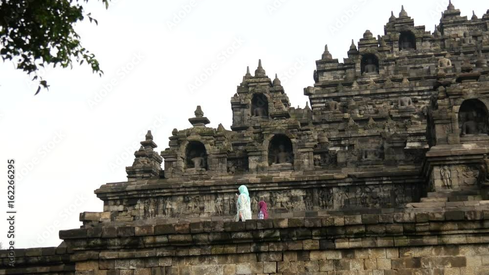 The Borobudur a 9th-century Mahayana Buddhist Temple in Magelang, Central Java, Indonesia The Borobudur a 9th-century Mahayana Buddhist Temple in Magelang, Central Java, Indonesia