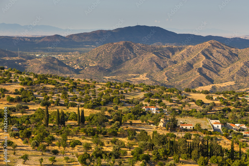 A view of the hills in the Lefkara area. Cyprus