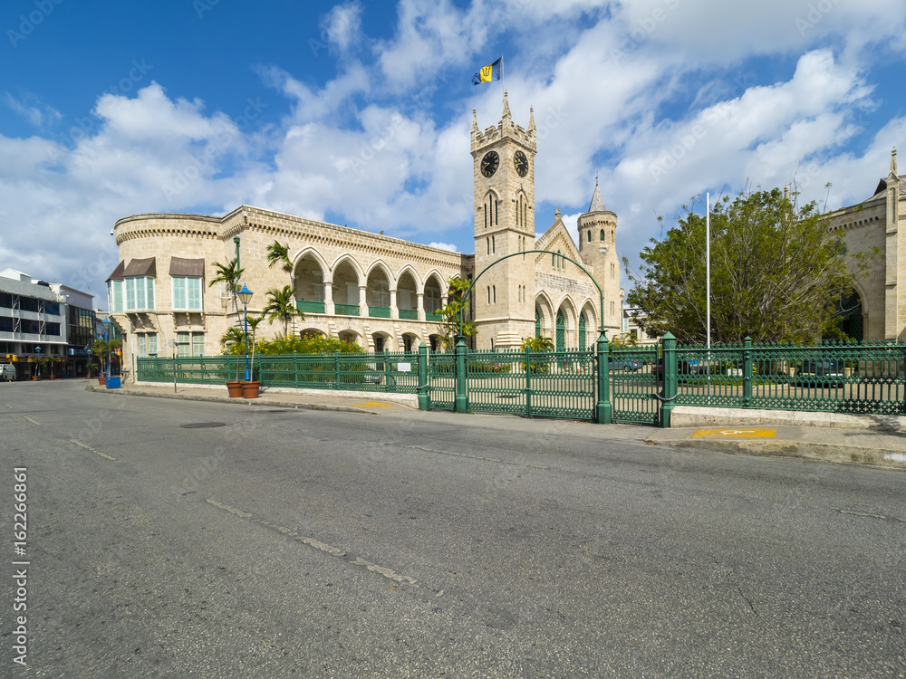 Obraz premium Parlamentsgebäude von Barbados, Bridgetown, Barbados, kleine Antillen, Mittelamerika, Karibik