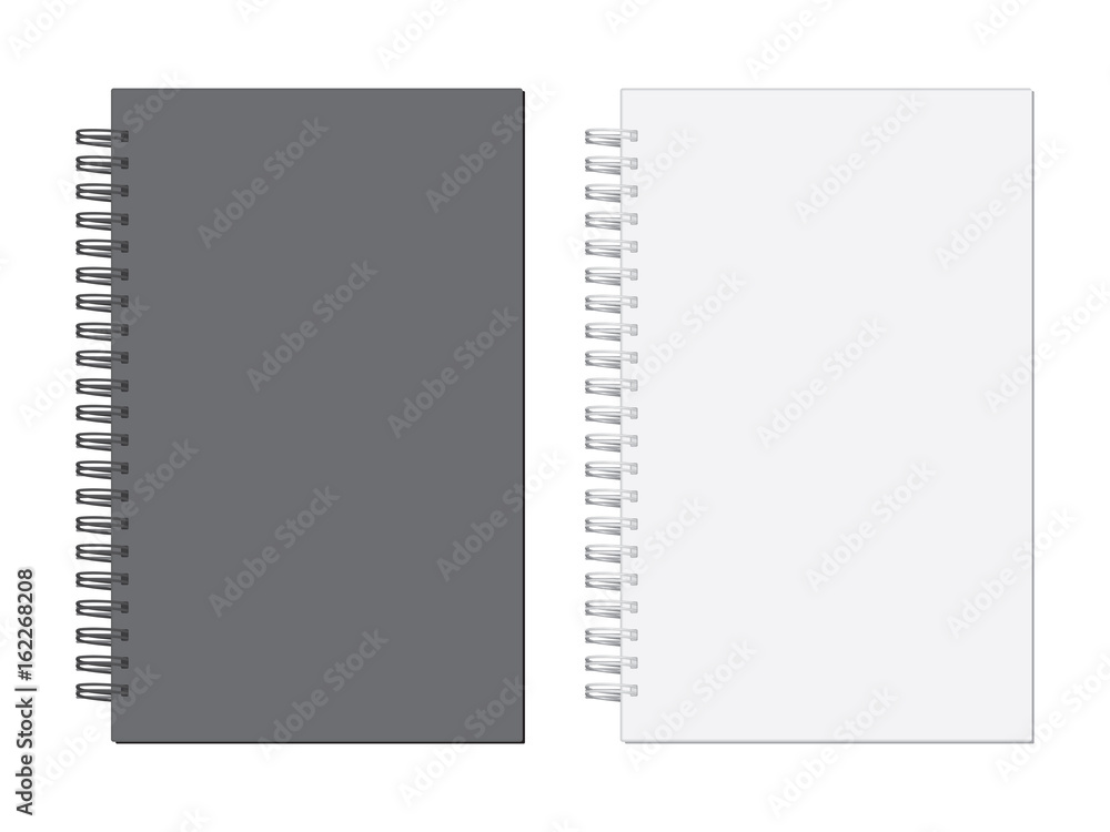notebook for your design and logo. Mock up notebook for your design and logo. Mock up