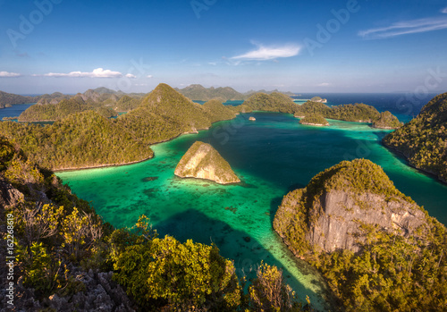 Beautiful archipelago of Raja Ampat ( Four Kings ). Indonesia