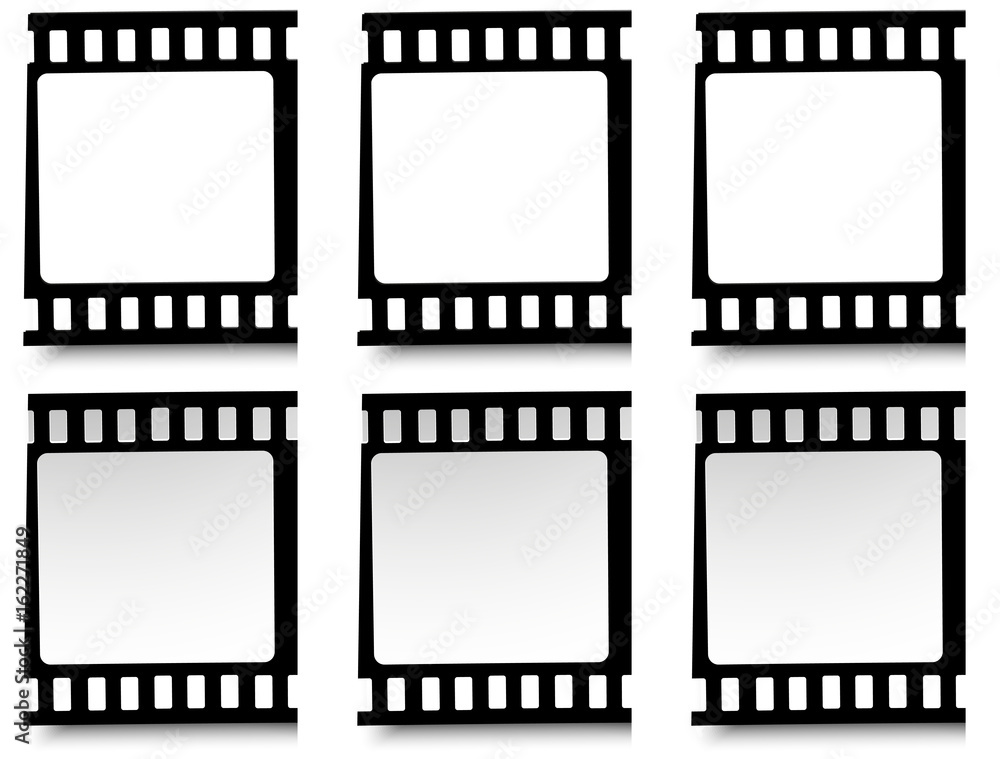 film, movie, photo, filmstrip set of film frame, vector illustration film, movie, photo, filmstrip set of film frame, vector illustration