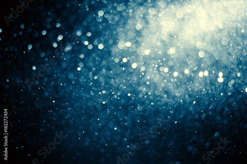 blue bokeh background