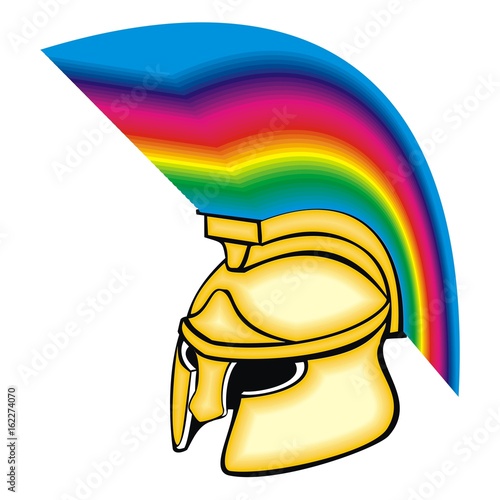 Roman legionary helmet