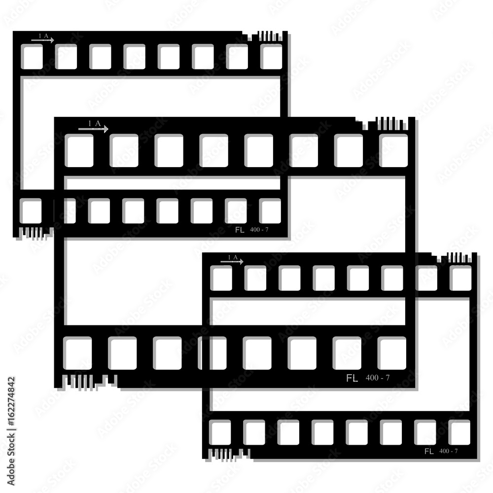 film, movie, photo, filmstrip set of film frame, vector illustration film, movie, photo, filmstrip set of film frame, vector illustration