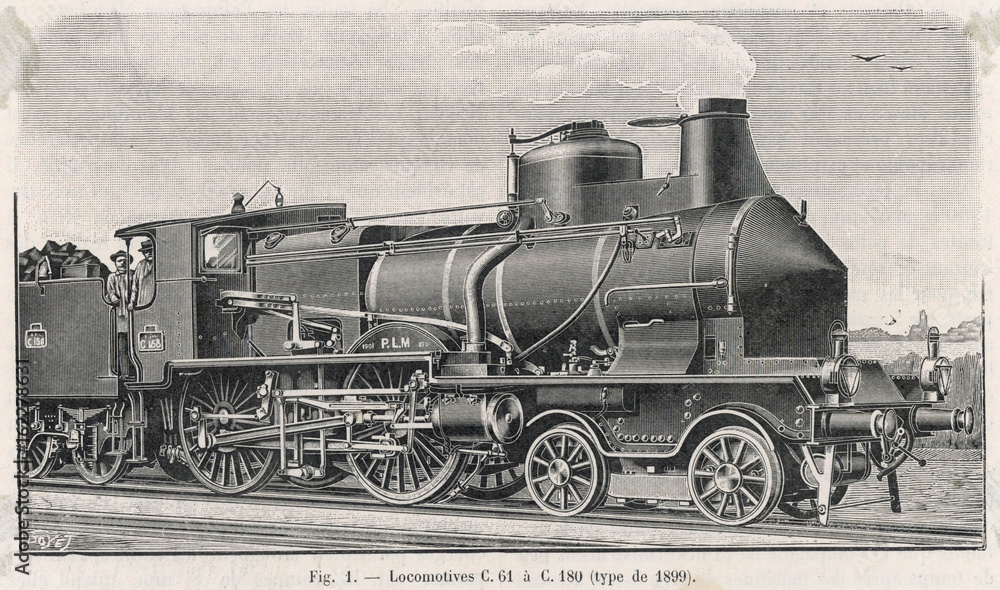 French Plm Locomotive. Date: 1899