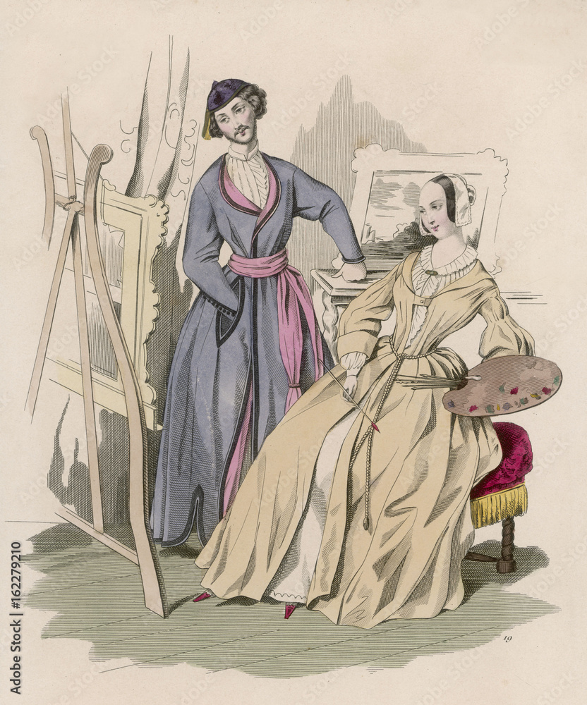 Dressing Gowns 1838. Date: 1838