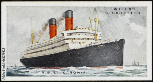Canvas Print Steamship 'Caronia'. Date: 1924