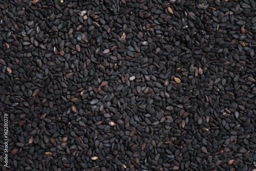 Black sesame seed background