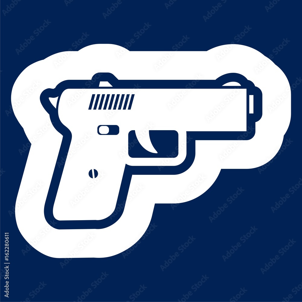 Gun icon illustration Gun icon illustration
