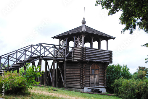 Wooden tower in the park © Julia