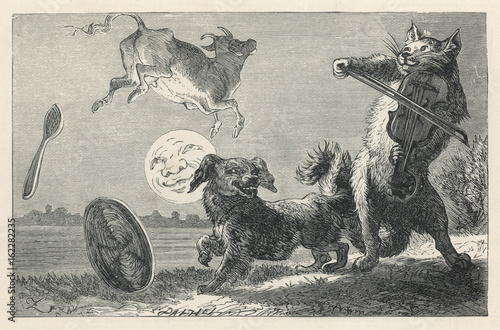 фотографія Hey diddle diddle  the cat and the fiddle ...
