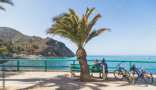 Catalina island - couple relaxing