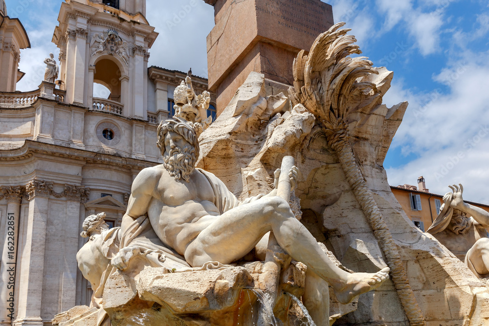 Fotografie Rome. Navona Square. Piazza Navona.