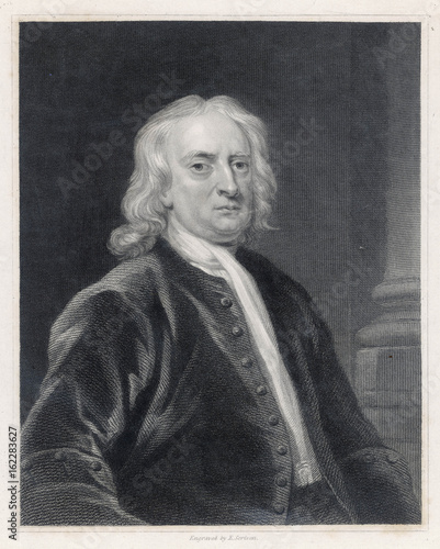 Sir Isaac Newton  English mathematician. Date: circa 1690 © Archivist