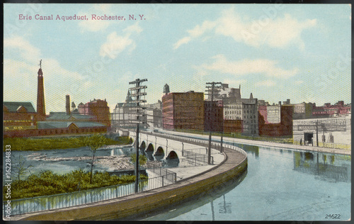 Bild auf Leinwand Erie Canal  Rochester. Date: circa 1910