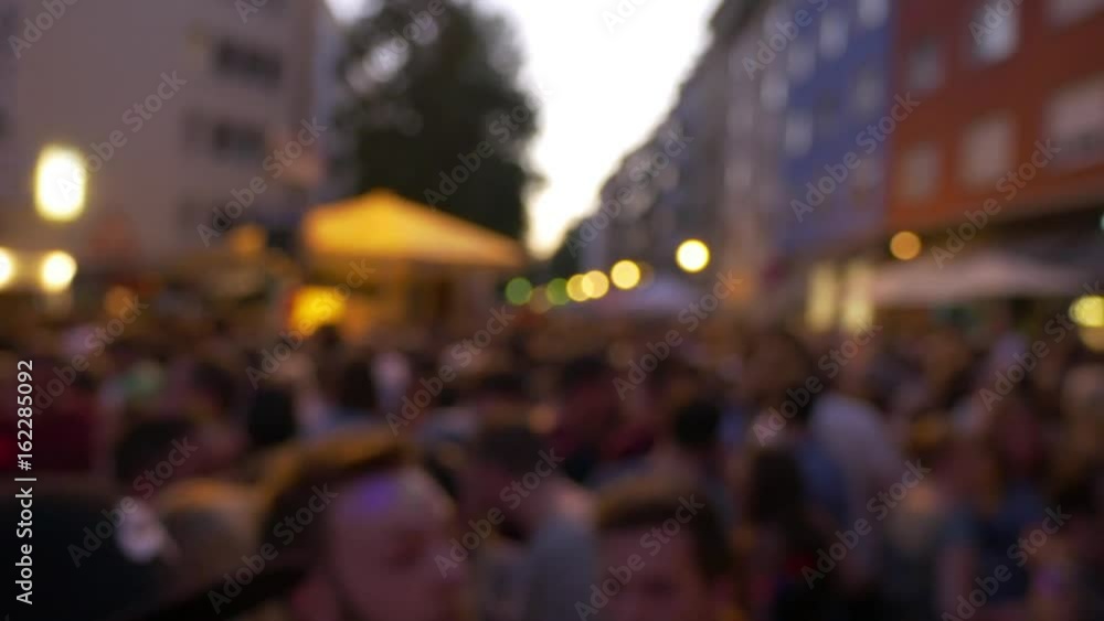 Street festival out of focus bokeh effect Street festival out of focus bokeh effect