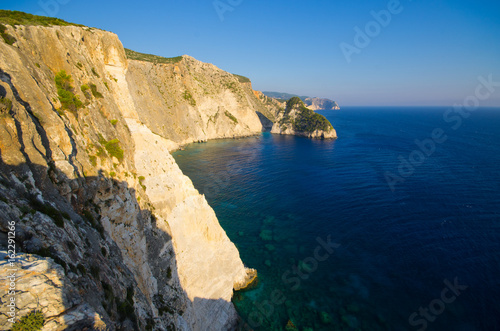 Cliffs of Zakynthos island, Agalas, Greece