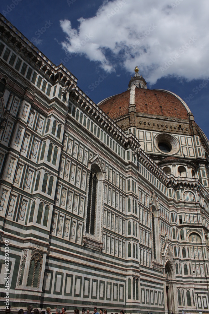 The Basilica di Santa Maria del Fiore (Basilica of Saint Mary of the Flower) in Florence, Italy