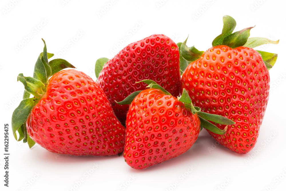 Strawberry isolated on white background. Fresh berry. Strawberry isolated on white background. Fresh berry.
