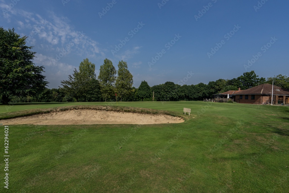 Fototapeta premium summer golf bunker