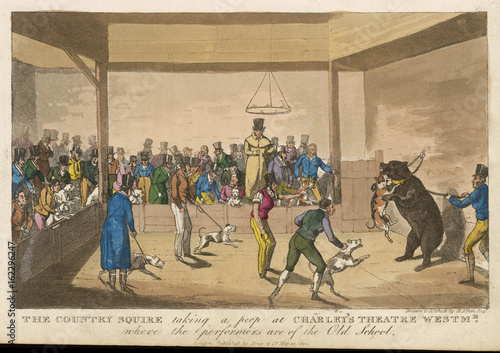 Fototapeta Bear Baiting  1821. Date: 1821