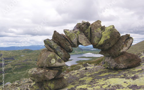 Canvas Print Stone Stack