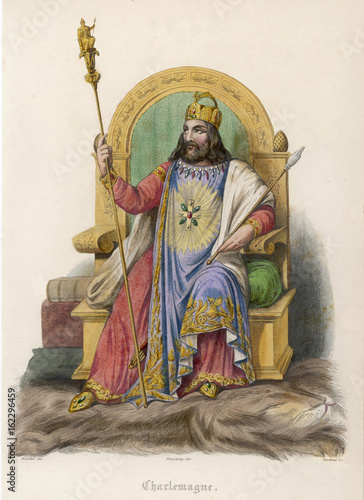 Charlemagne  King and Emperor. Date: 742 - 814
