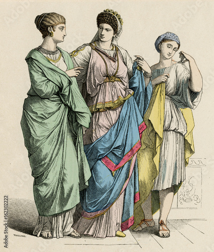 Noblewomen - Slave - Rome. Date: circa 100 BC
