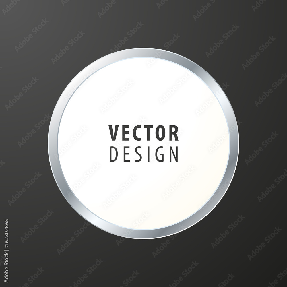 High Quality Luxury Frame on Black Background . Vector Isolated Illustration High Quality Luxury Frame on Black Background . Vector Isolated Illustration