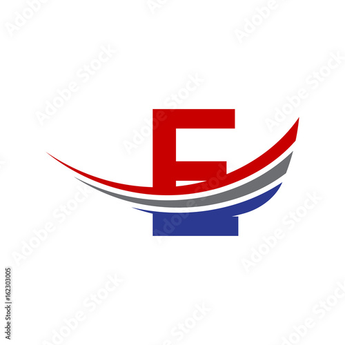 initial letter E logo swoosh wing new Free Download initial letter E logo swoosh wing new - GFXLoad
