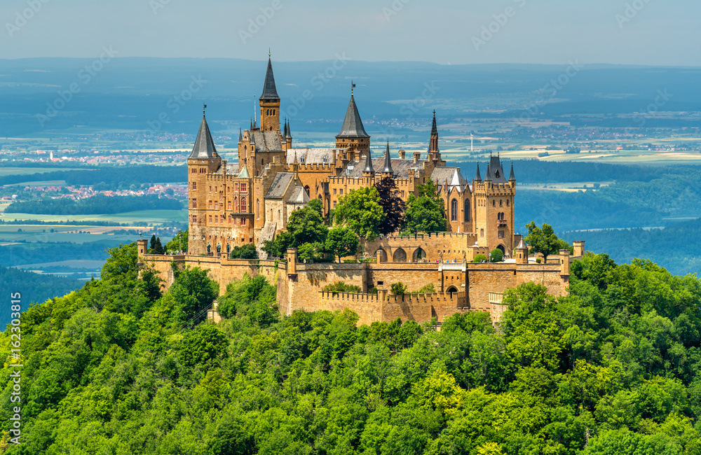 Hohenzollern Castle in the Swabian Alps - Baden-Wurttemberg, Germany