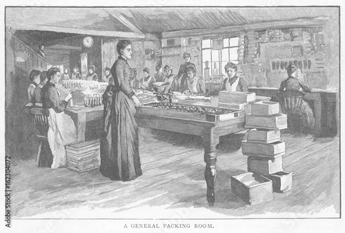 Factory Interior. Date: circa 1900