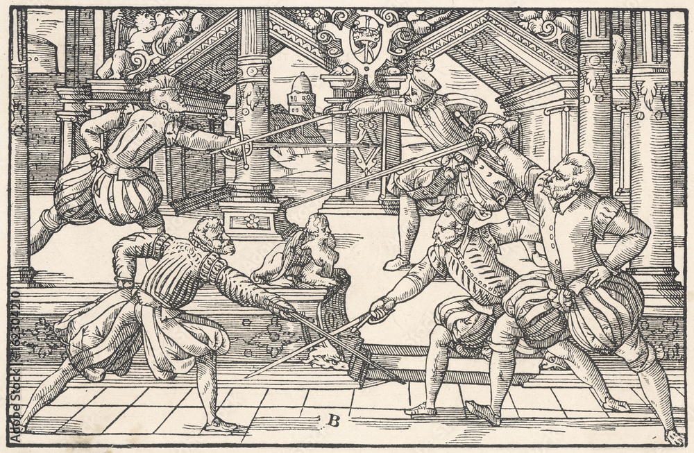Fencing 1570. Date: 1570