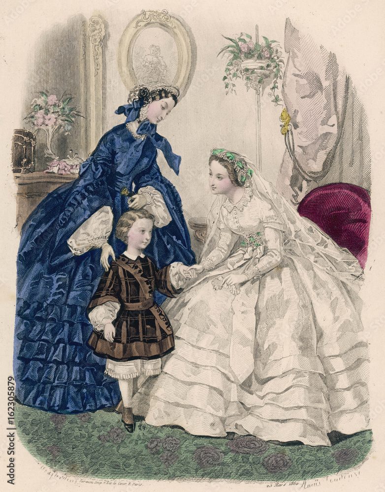 1860 Wedding Dress - Boy. Date: 1860 1860 Wedding Dress - Boy. Date: 1860