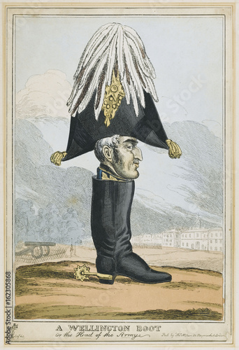 Duke of Wellington - Wellington boot satire