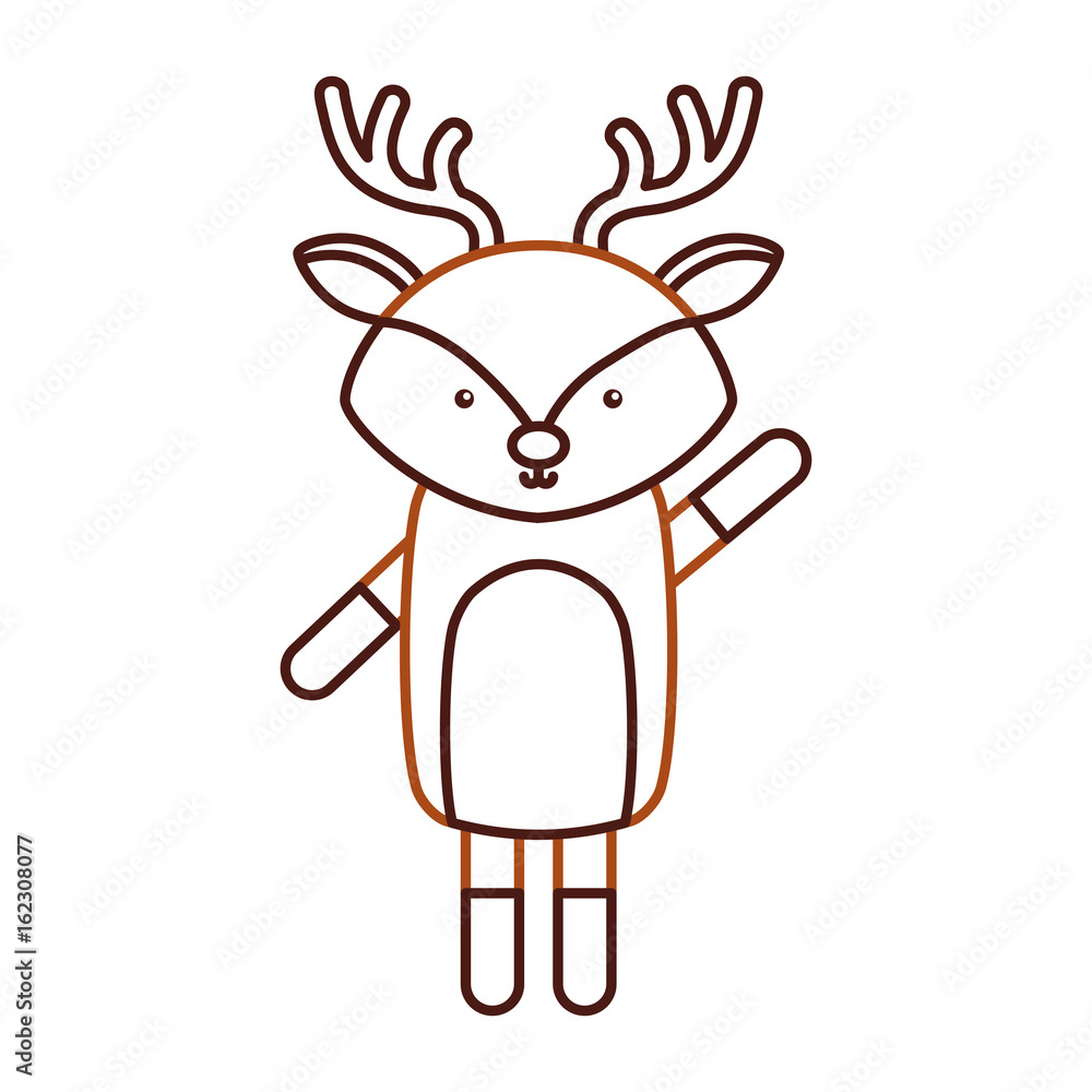 Animal reindeer cartoon icon vector illustration design graphic Animal reindeer cartoon icon vector illustration design graphic