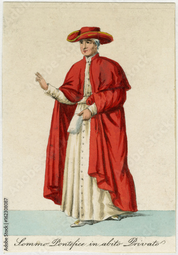 Pope in Private Dress. Date: 1833