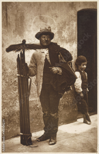 Chimney Sweep - Boy - 1877. Date: 1877