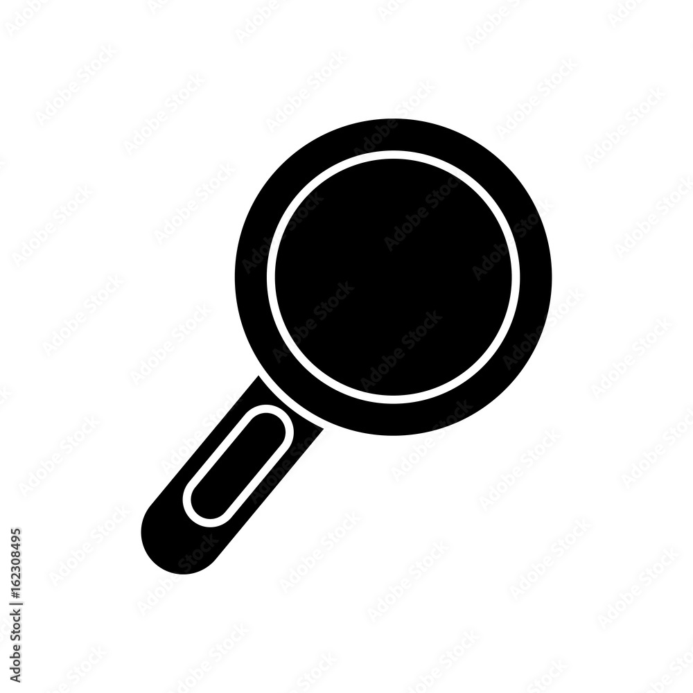 lupe icon over white background vector illustration lupe icon over white background vector illustration