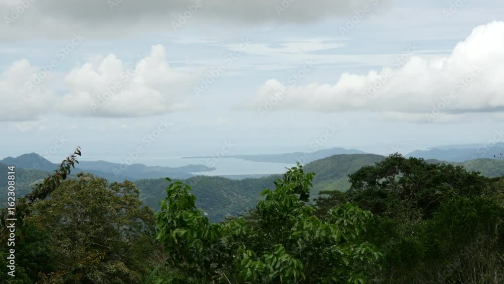 Flores jungle and mountain landscape time lapse Flores jungle and mountain landscape time lapse