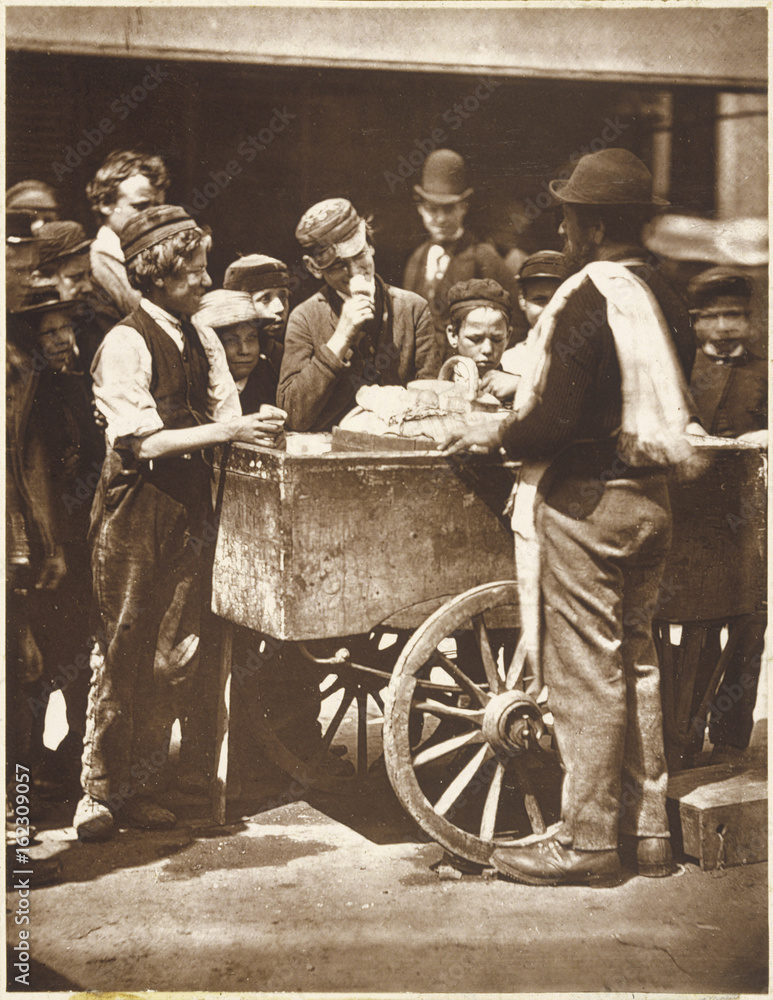 Ice Cream Vendor - 1877. Date: 1877