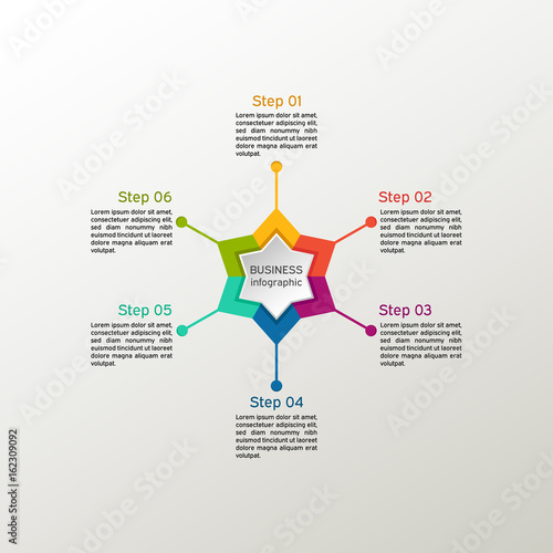 Vector infographic. Business diagrams, presentations and charts. Background.