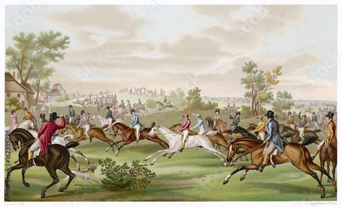 Horse Racing - France. Date: circa 1800