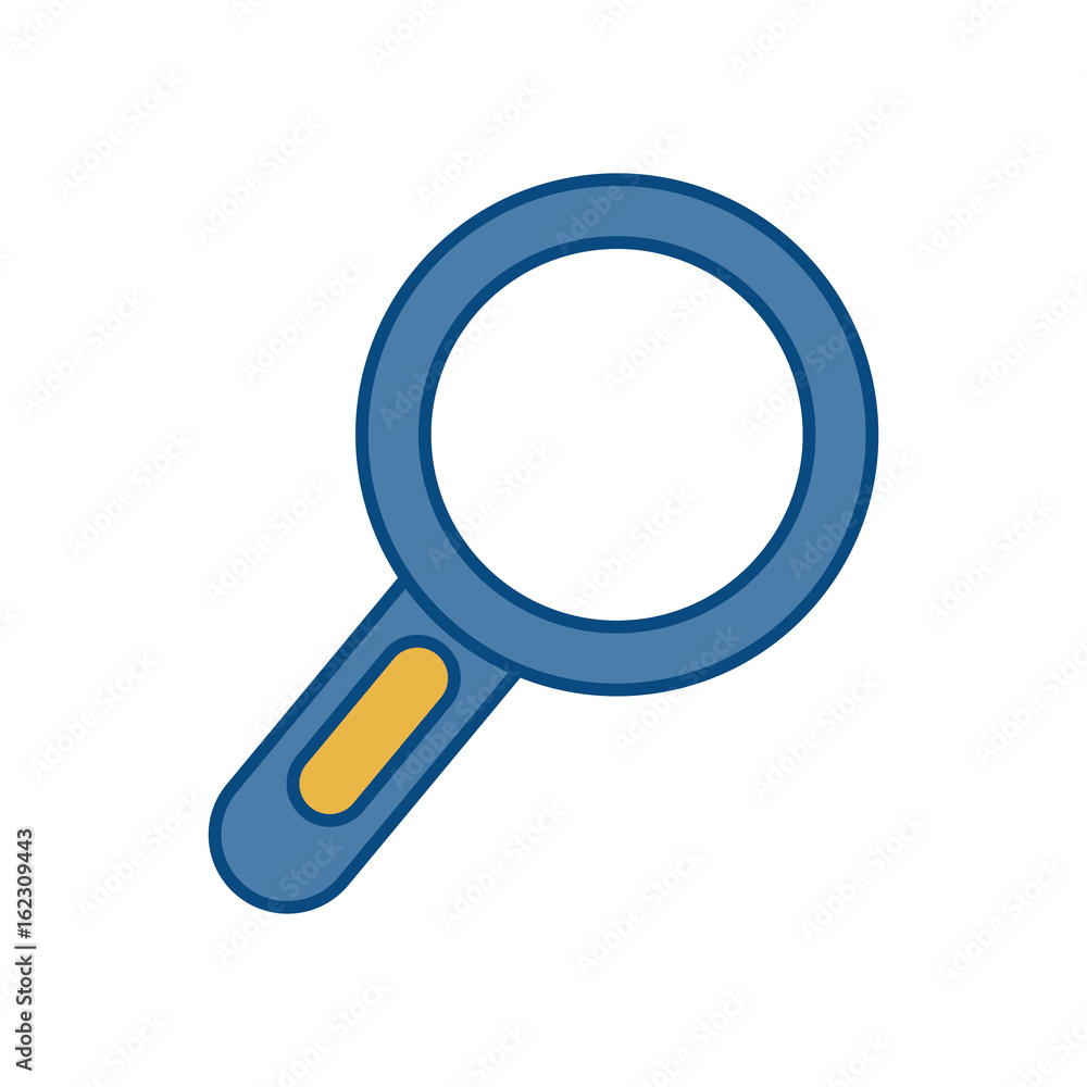 magnifying glass icon over white background vector illustration magnifying glass icon over white background vector illustration