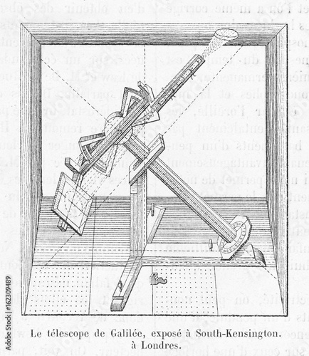 Fotografía Telescope of Galileo Galilei