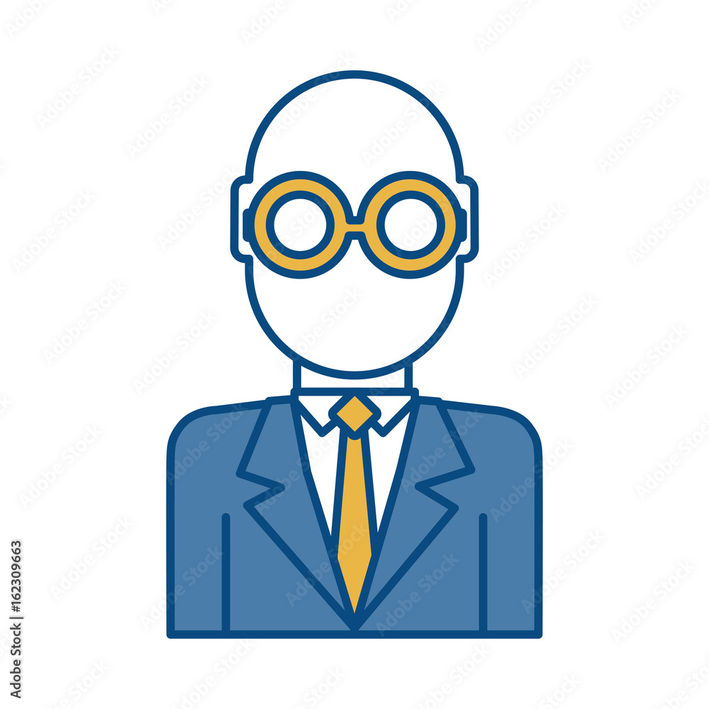 businessman icon over white background vector illustration businessman icon over white background vector illustration