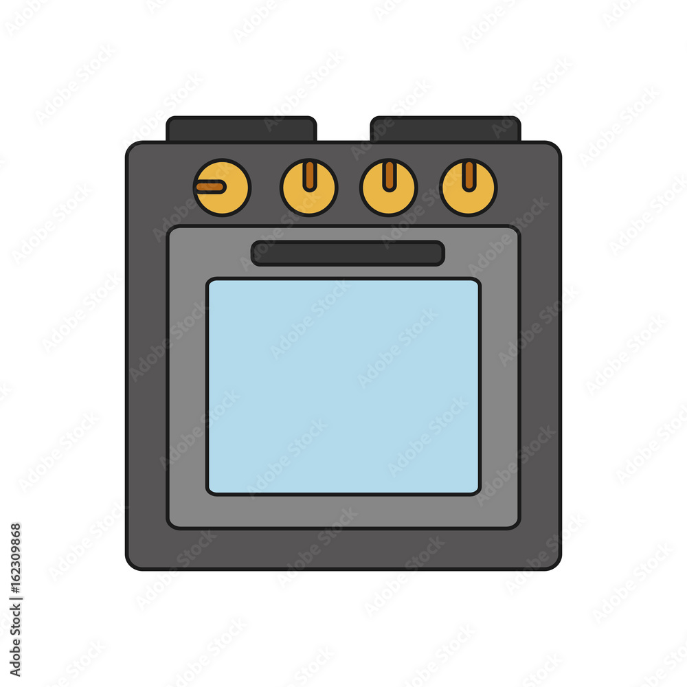 oven icon over white background vector illustration oven icon over white background vector illustration