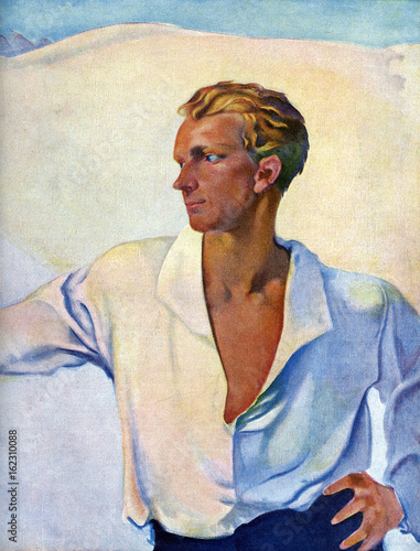 The Aryan Ideal Male. Date: 1915